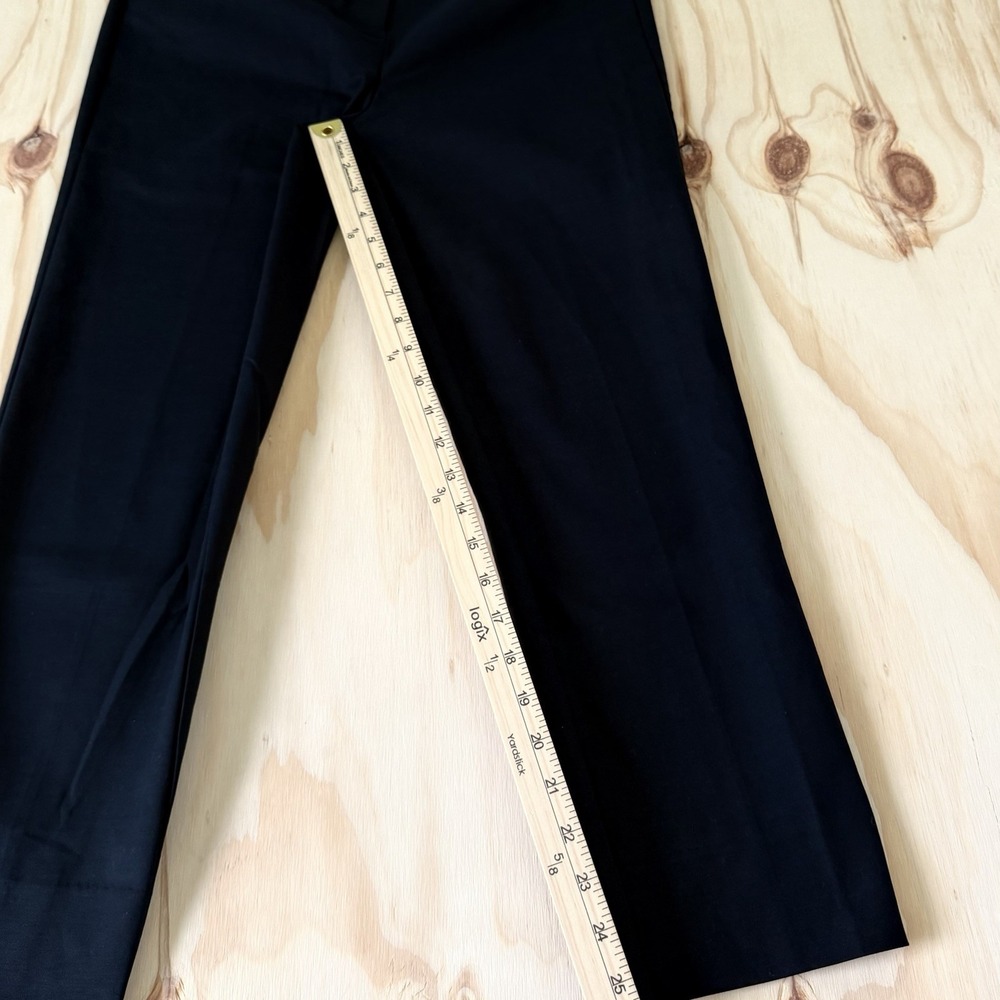 Loft Marisa High Rise Ankle Black Career Dress Pants Womens Size 6 Stretch - Picture 5 of 12